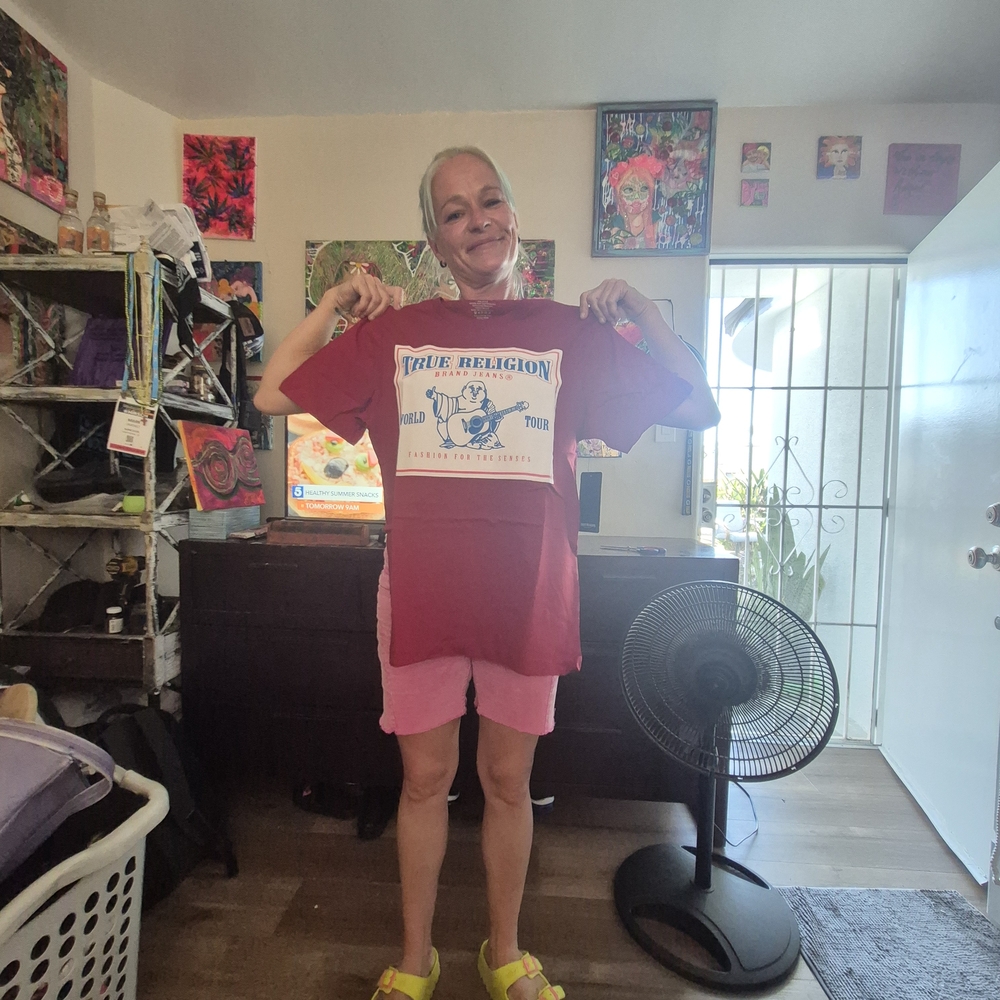 True Religion Kids Burgundy Graphic Tee